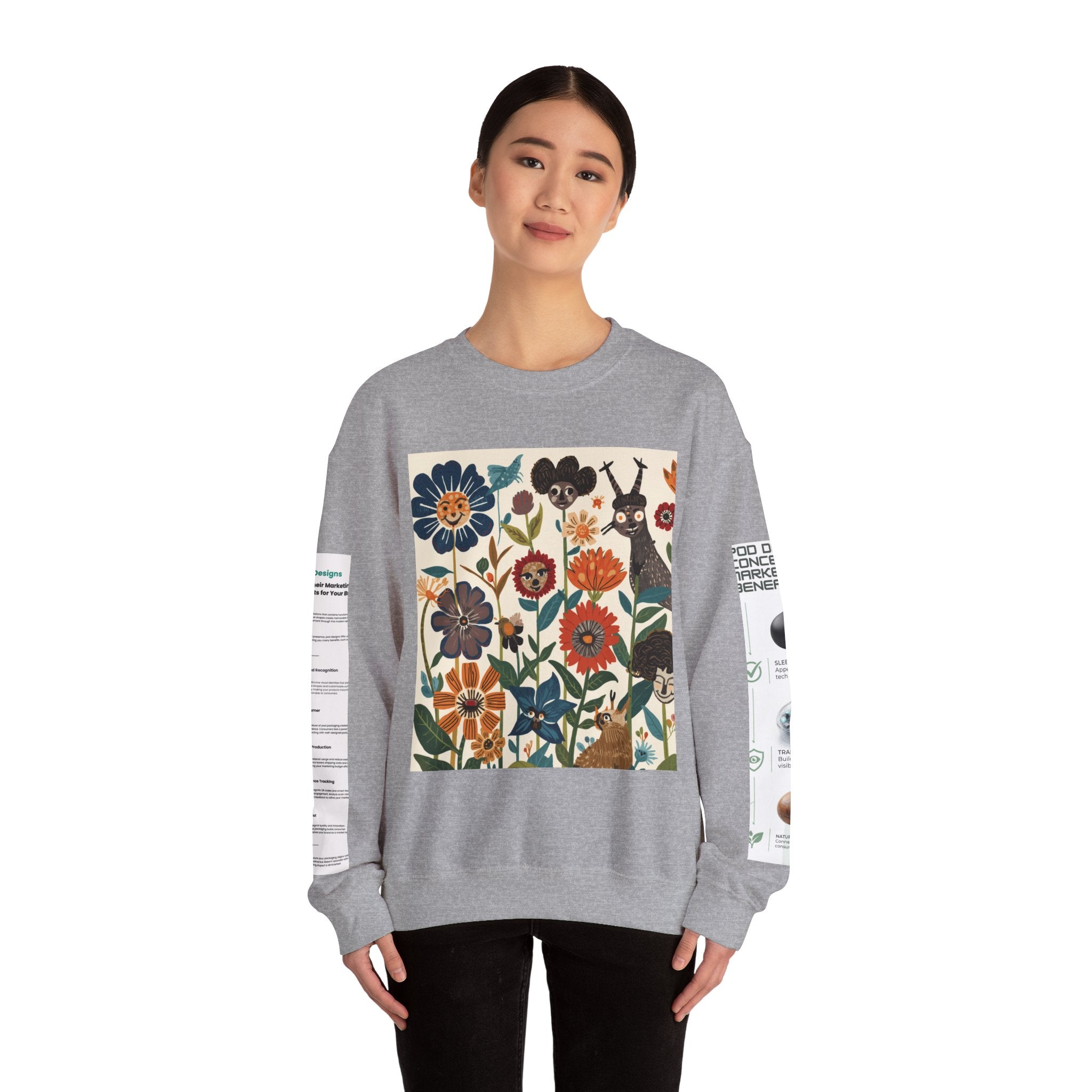 Floral Garden Crewneck Sweatshirt