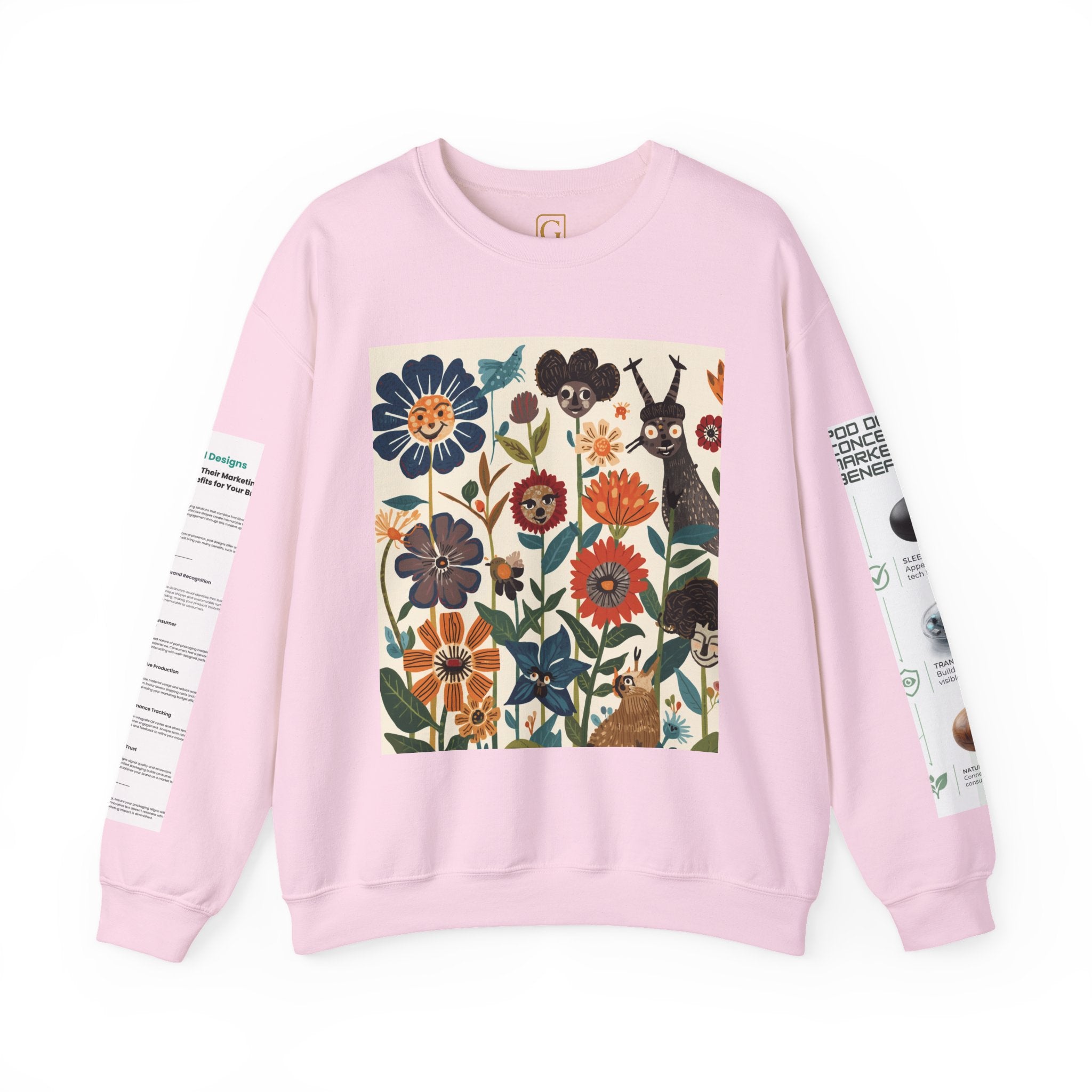 Floral Garden Crewneck Sweatshirt