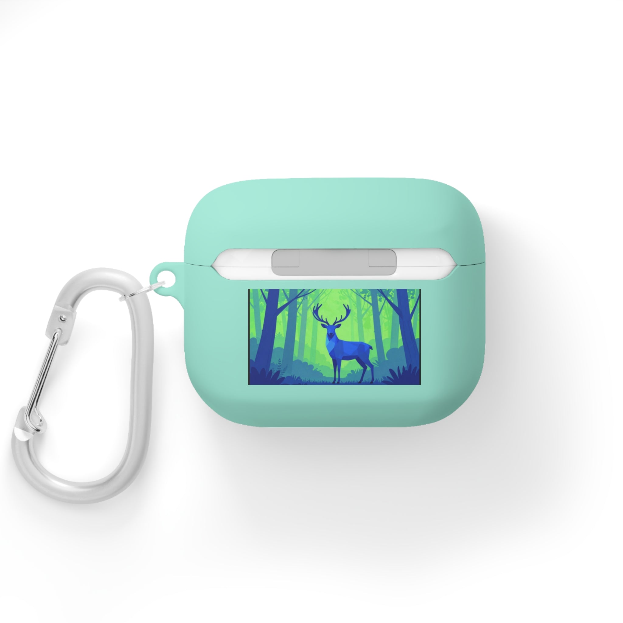 AirPods Case — Retro Sunset Van & Forest Deer Prints