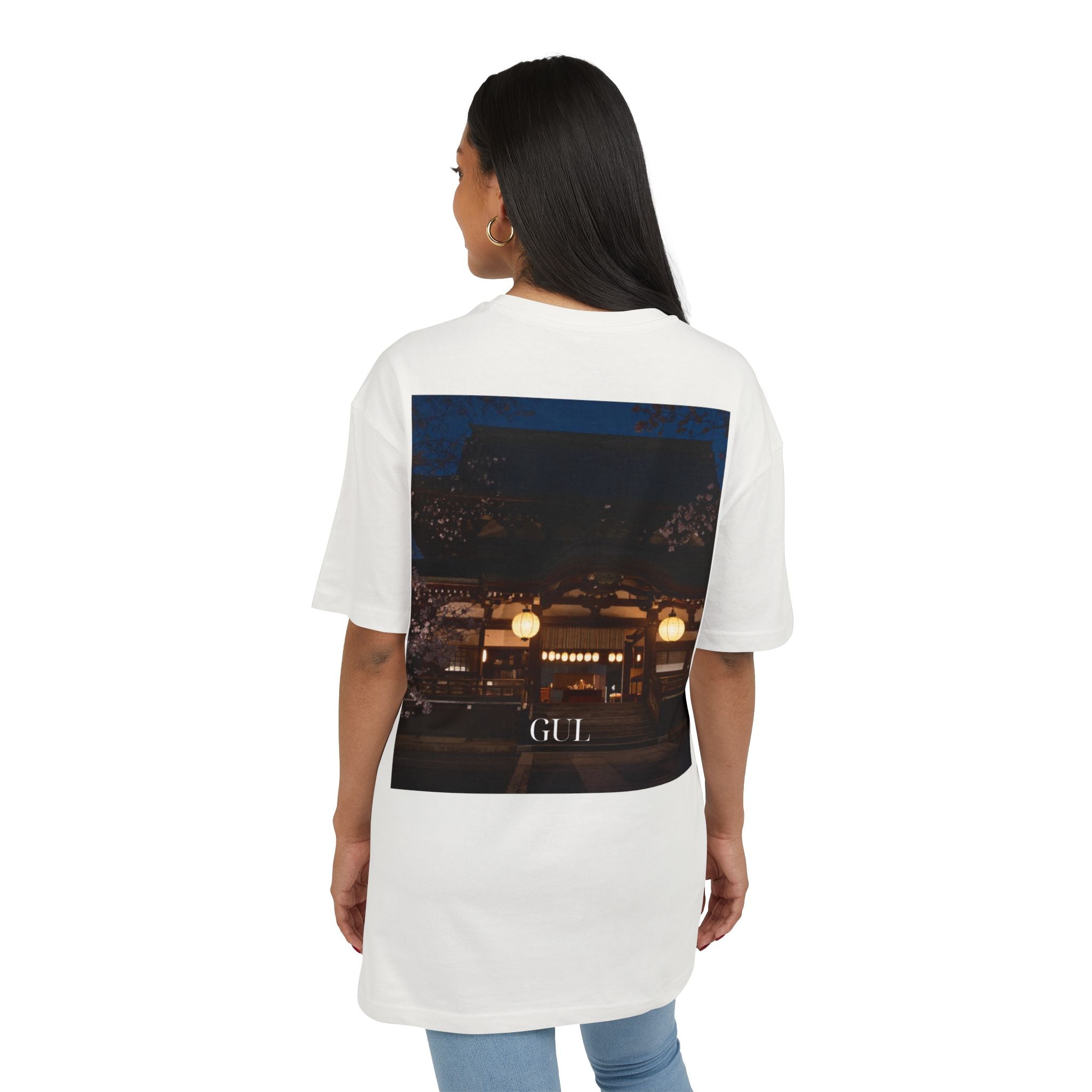 Floral & Nightscape Graphic Tee — Bird of Paradise Photo Print