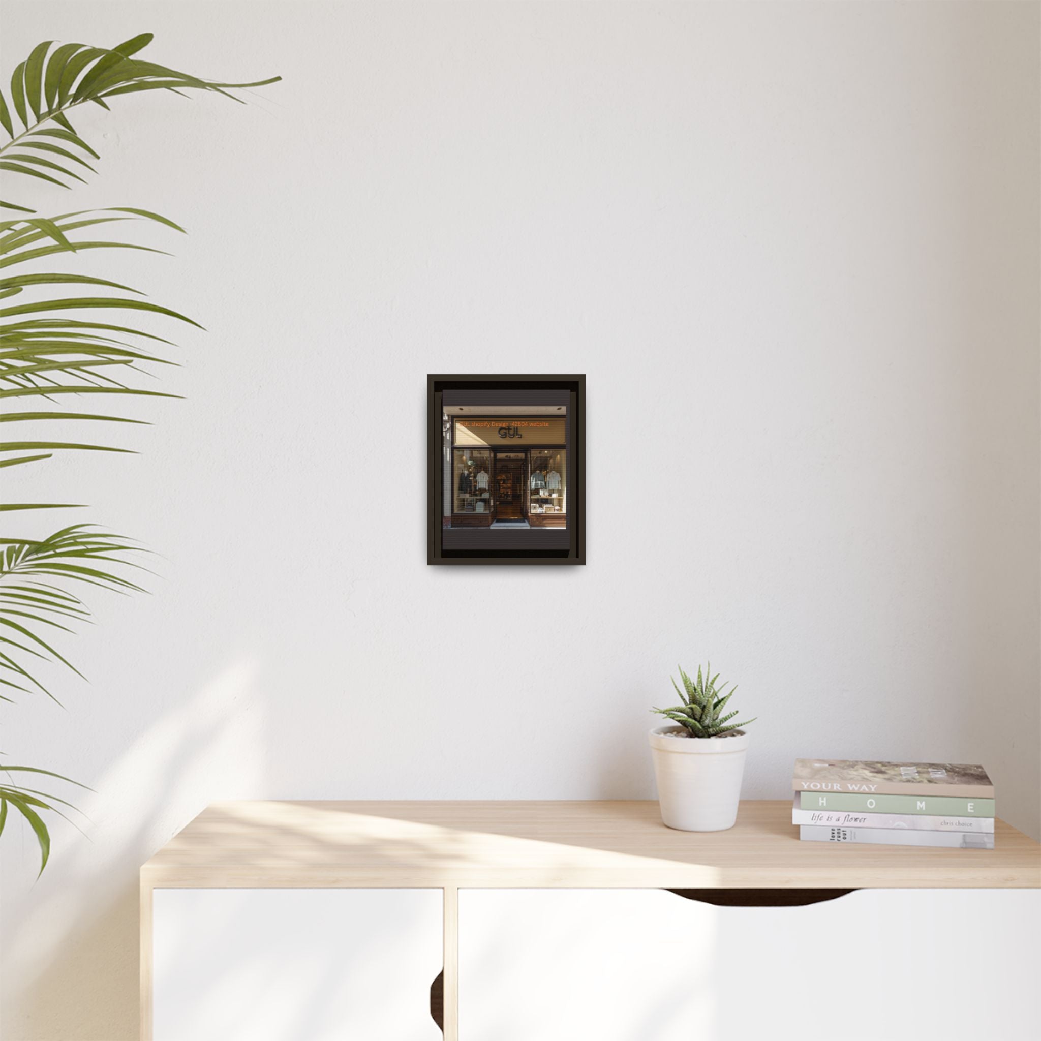 Framed Matte Canvas Print — Boutique Shopfront Photography