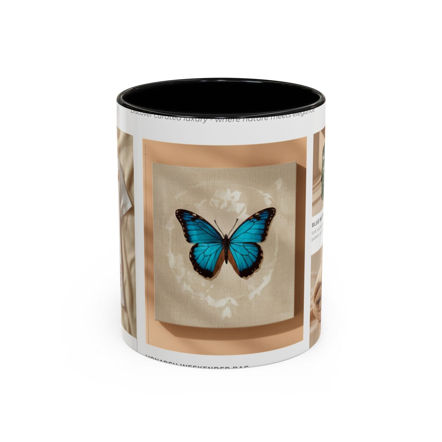 Butterfly accent coffee mug for Mugs and Drinkware collection