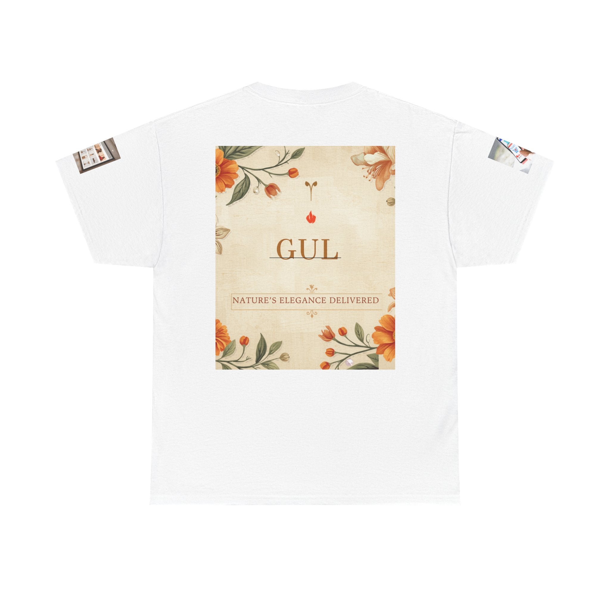 Custom Logo T-Shirt | GUL Floral Botanical Garden Cotton Tee