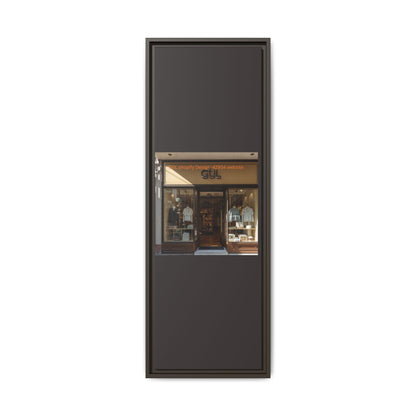 Framed Matte Canvas Print — Boutique Shopfront Photography