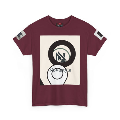 Graphic Tee — Novastyle Minimal Logo &amp; Poster Print T-Shirt