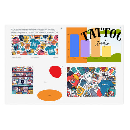 Colorful Sticker Sheets — Retro Tattoo &amp; Pop Art Icons
