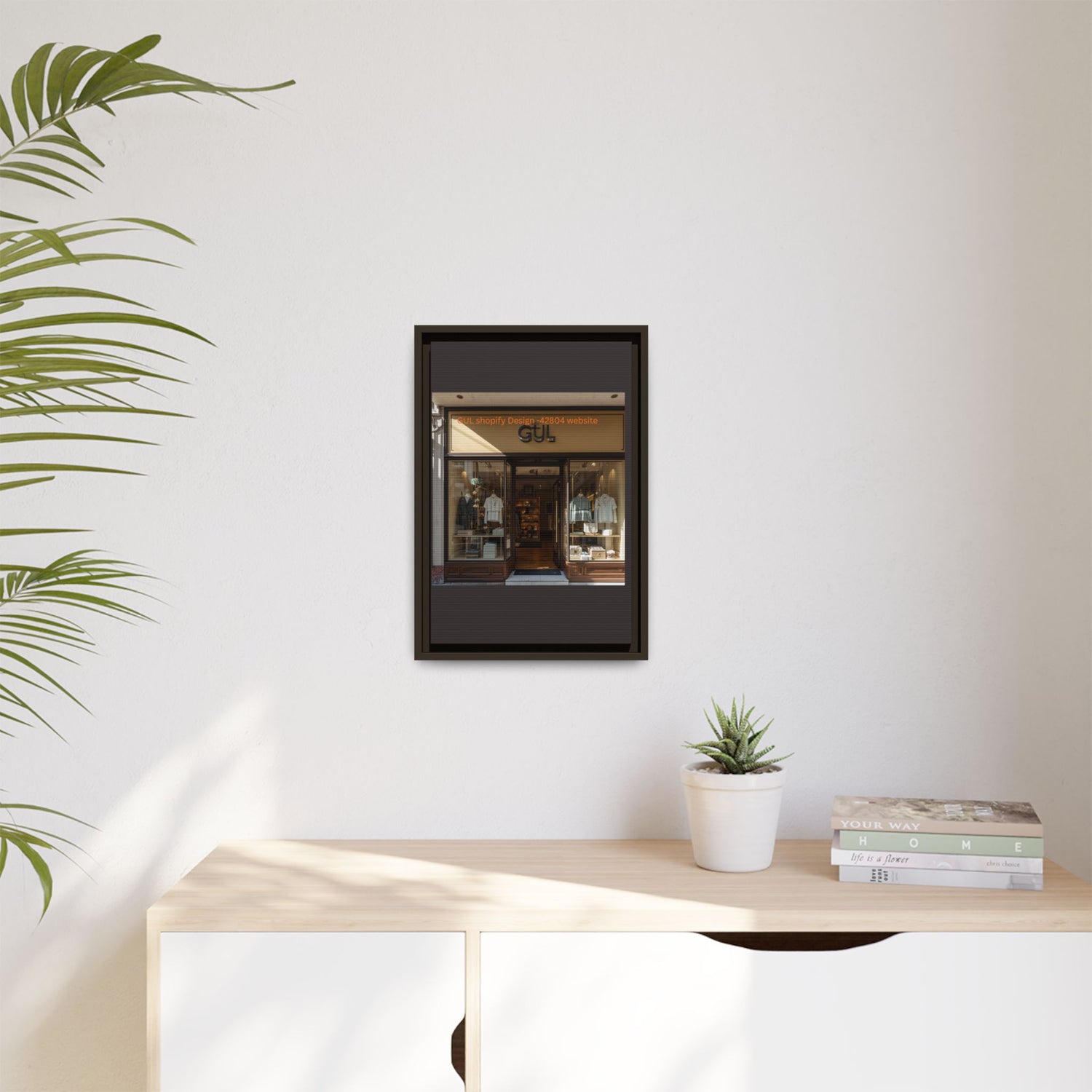 Framed Matte Canvas Print — Boutique Shopfront Photography