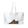 Monarch Butterfly Weekender Bag — Floral Travel Tote