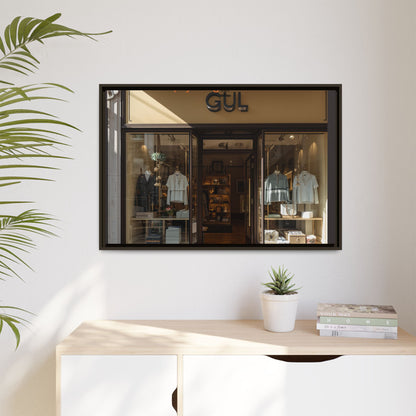 Framed Matte Canvas Print — Boutique Shopfront Photography
