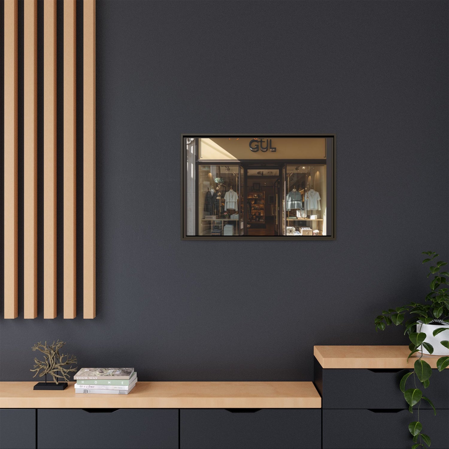 Framed Matte Canvas Print — Boutique Shopfront Photography