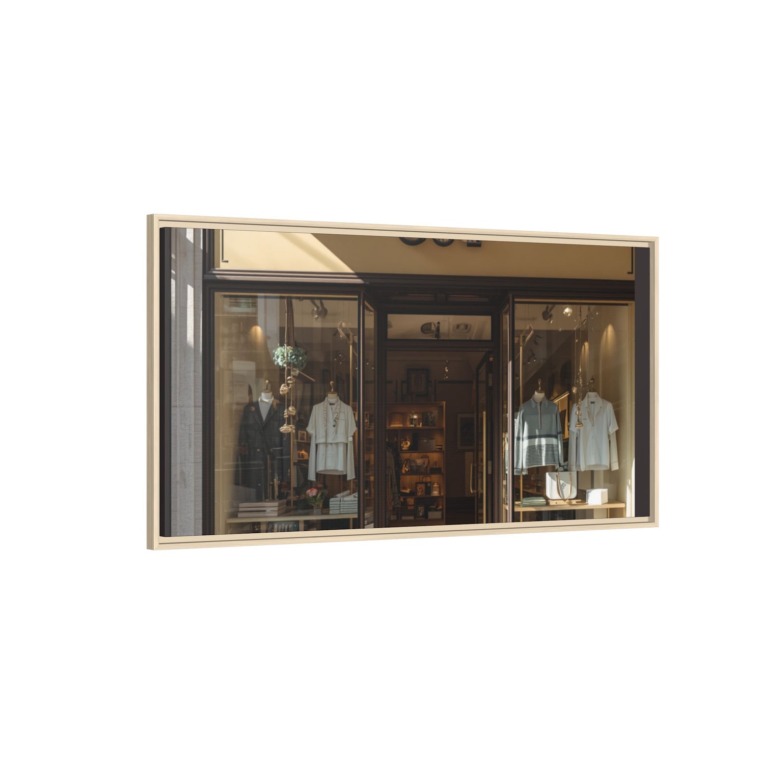 Framed Matte Canvas Print — Boutique Shopfront Photography