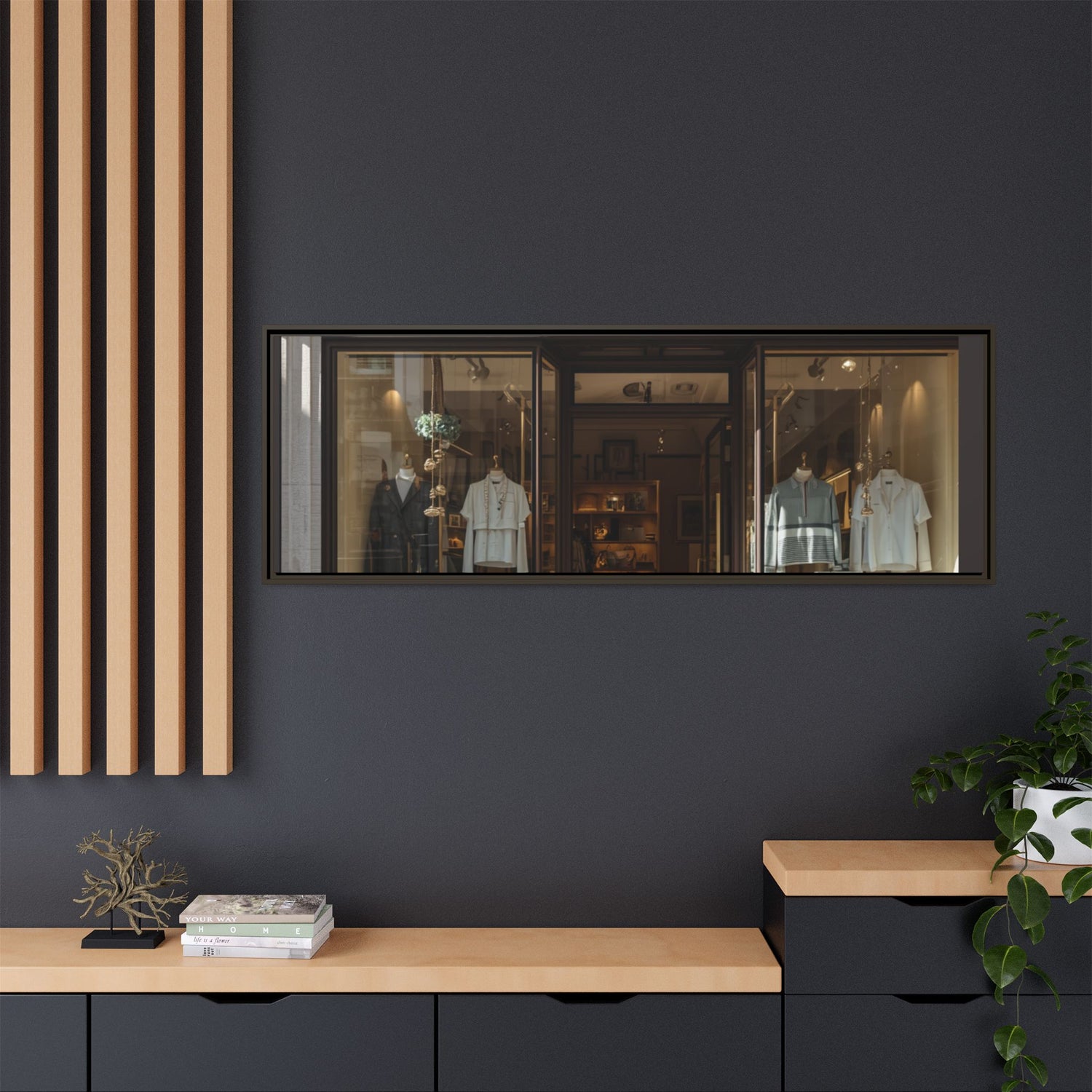 Framed Matte Canvas Print — Boutique Shopfront Photography