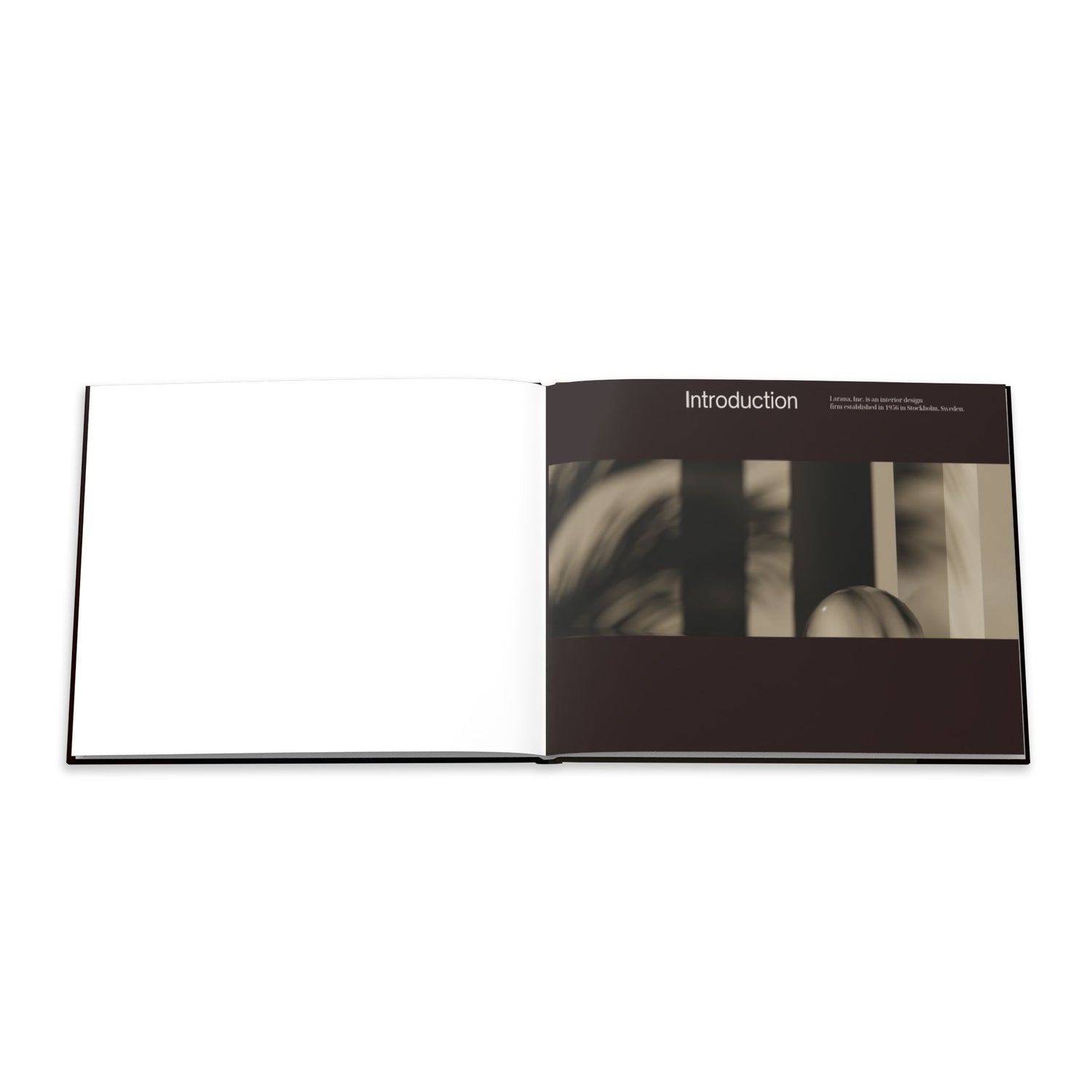 Hardcover Photo Book — Interior Design Pitch Deck Template