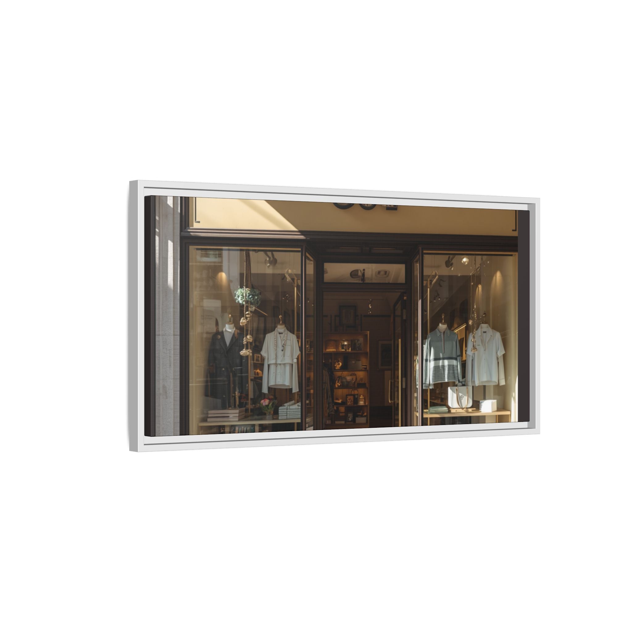 Framed Matte Canvas Print — Boutique Shopfront Photography
