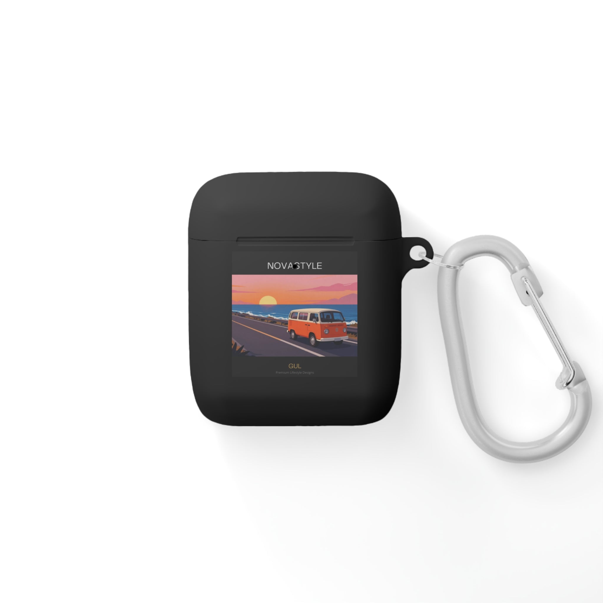 AirPods Case — Retro Sunset Van &amp; Forest Deer Prints