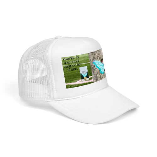 Butterfly Trucker Hat — Nature Photo Print Snapback Cap