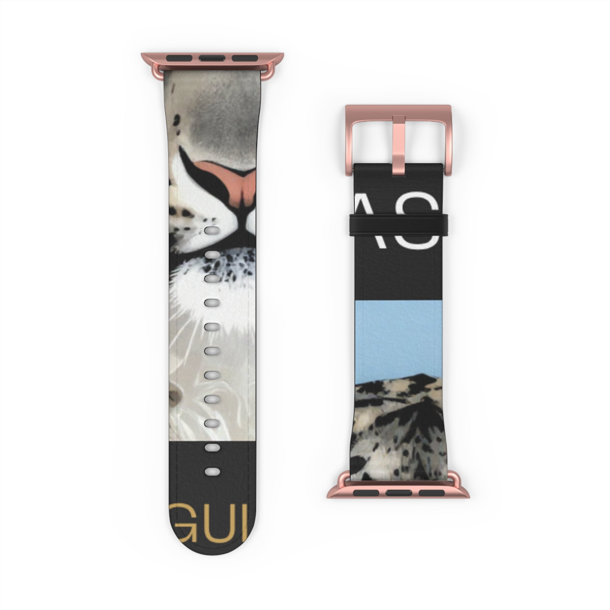 Cat Face Watch Band — Cute Printed Strap for Apple Watch