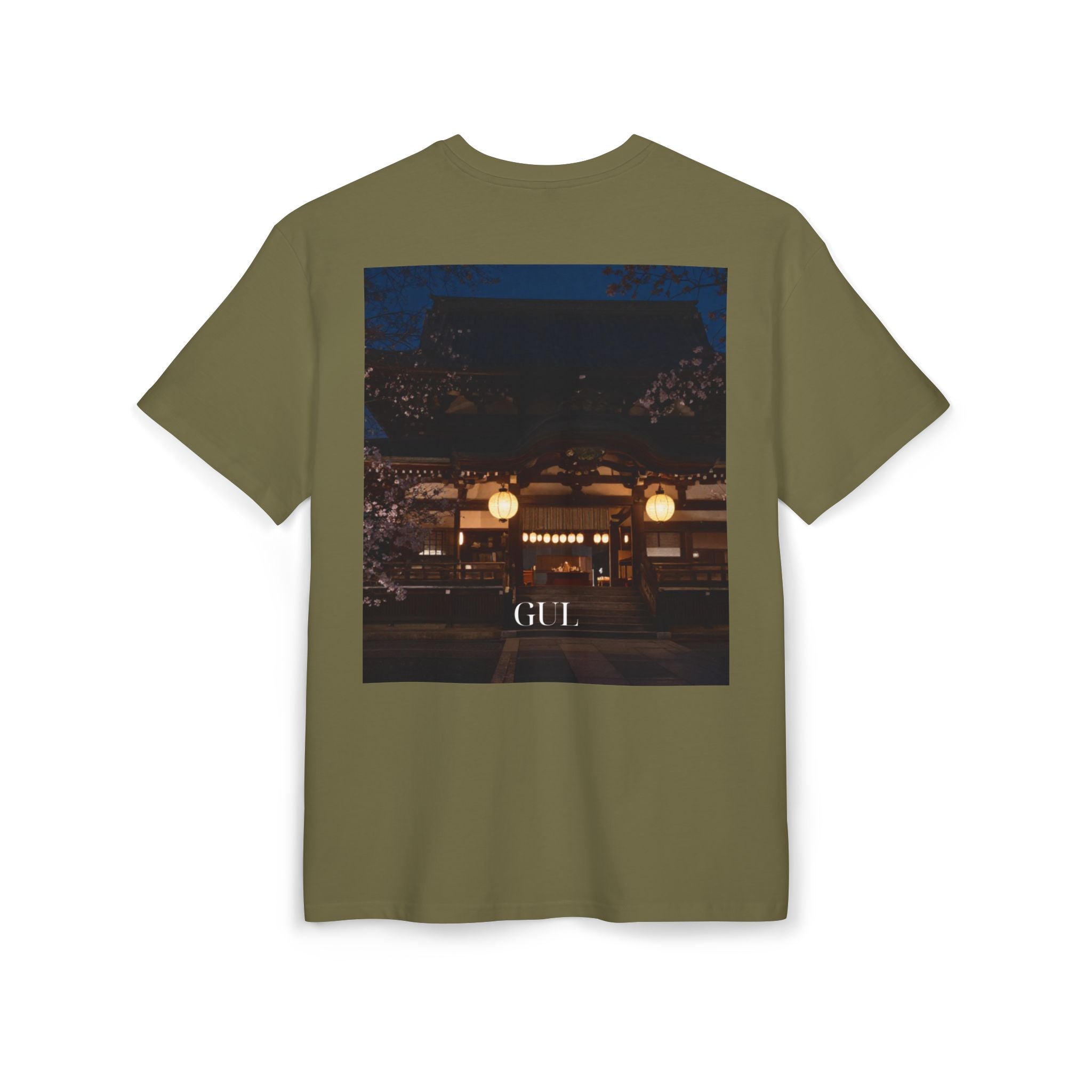 Floral &amp; Nightscape Graphic Tee — Bird of Paradise Photo Print