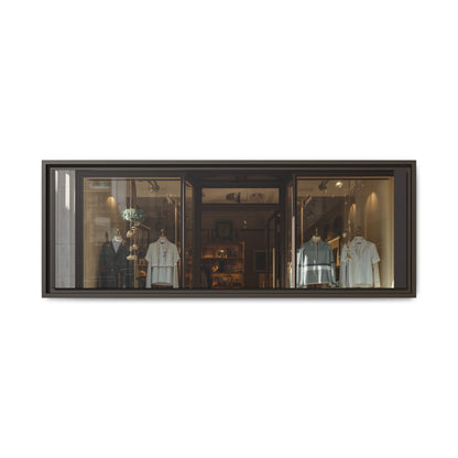 Framed Matte Canvas Print — Boutique Shopfront Photography
