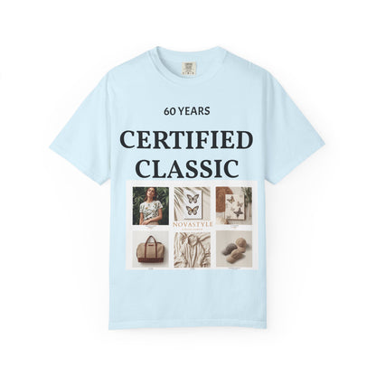 Certified Classic 60 Years T-Shirt – Vintage Collage Home &amp; Lifestyle Tee