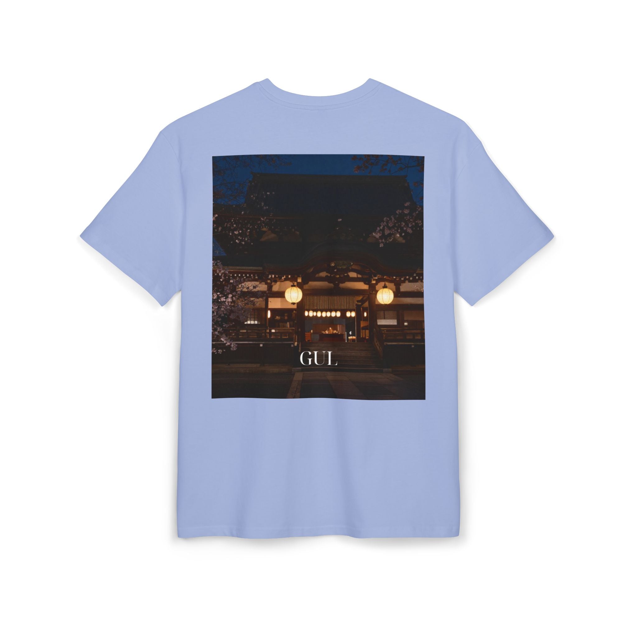 Floral &amp; Nightscape Graphic Tee — Bird of Paradise Photo Print