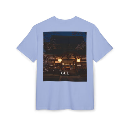 Floral &amp; Nightscape Graphic Tee — Bird of Paradise Photo Print
