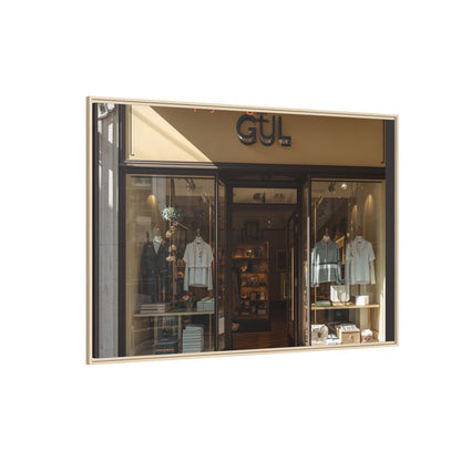 Framed Matte Canvas Print — Boutique Shopfront Photography
