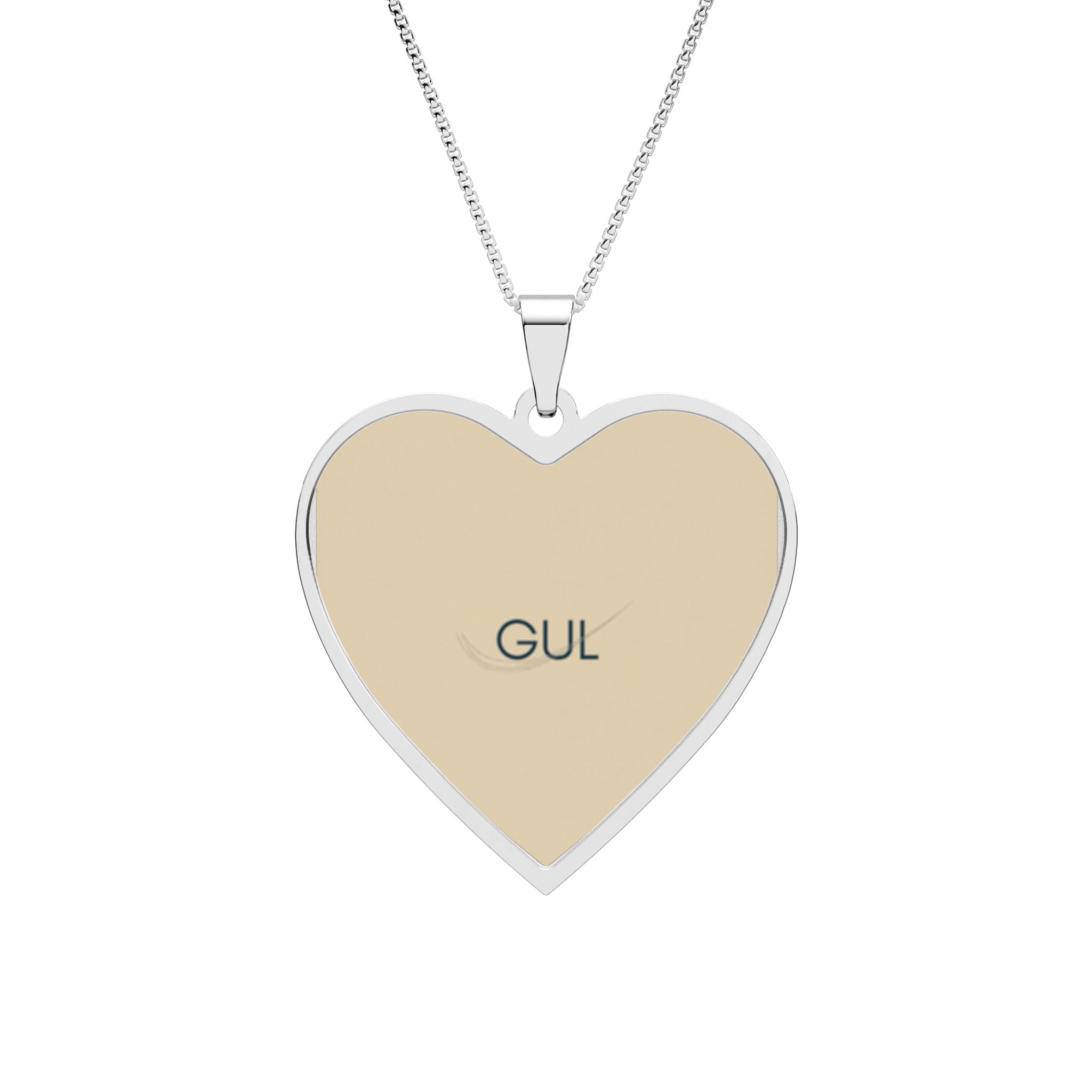 Heart Photo Pendant Necklace — Personalized Heart Frame Locket for Women, Memorial &amp; Gift