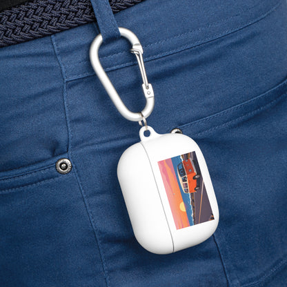 AirPods Case — Retro Sunset Van &amp; Forest Deer Prints