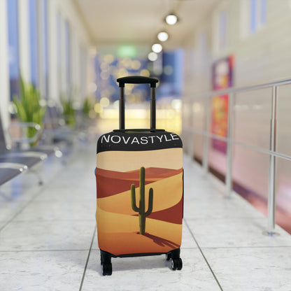 Desert &amp; Hot Air Balloon Luggage Cover – Scenic Travel Suitcase Protector