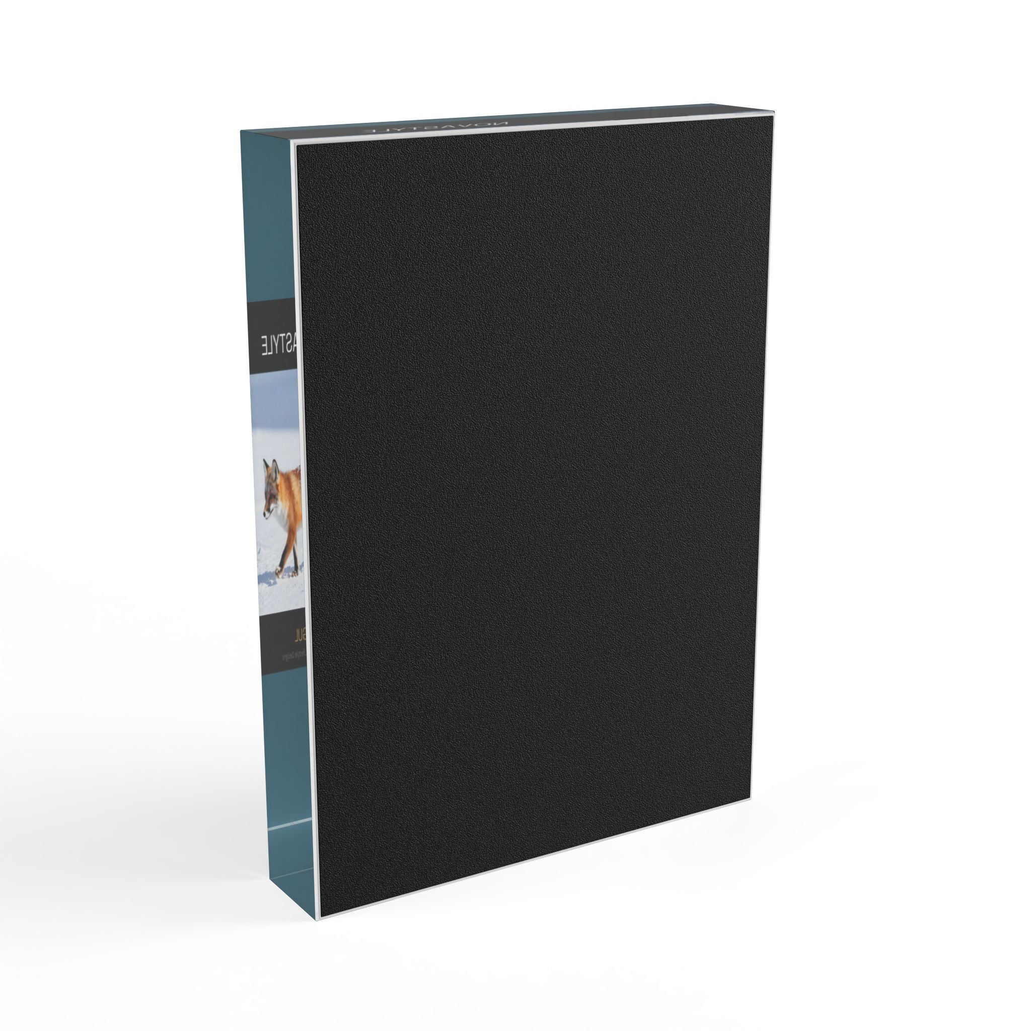 Acrylic Photo Block – Winter Fox Landscape Display