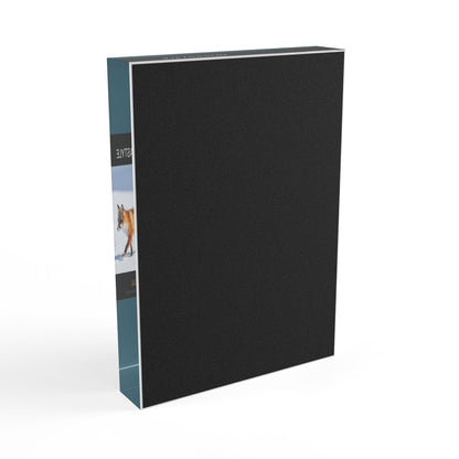 Acrylic Photo Block – Winter Fox Landscape Display