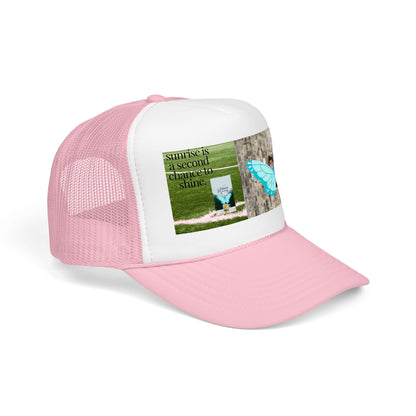 Butterfly Memorial Trucker Hat — In Loving Memory Grave Marker Cap
