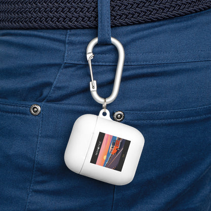 AirPods Case — Retro Sunset Van &amp; Forest Deer Prints
