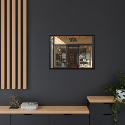 Framed Matte Canvas Print — Boutique Shopfront Photography
