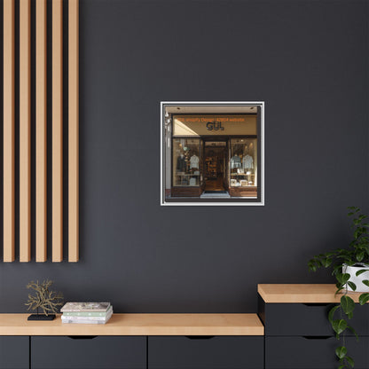 Framed Matte Canvas Print — Boutique Shopfront Photography