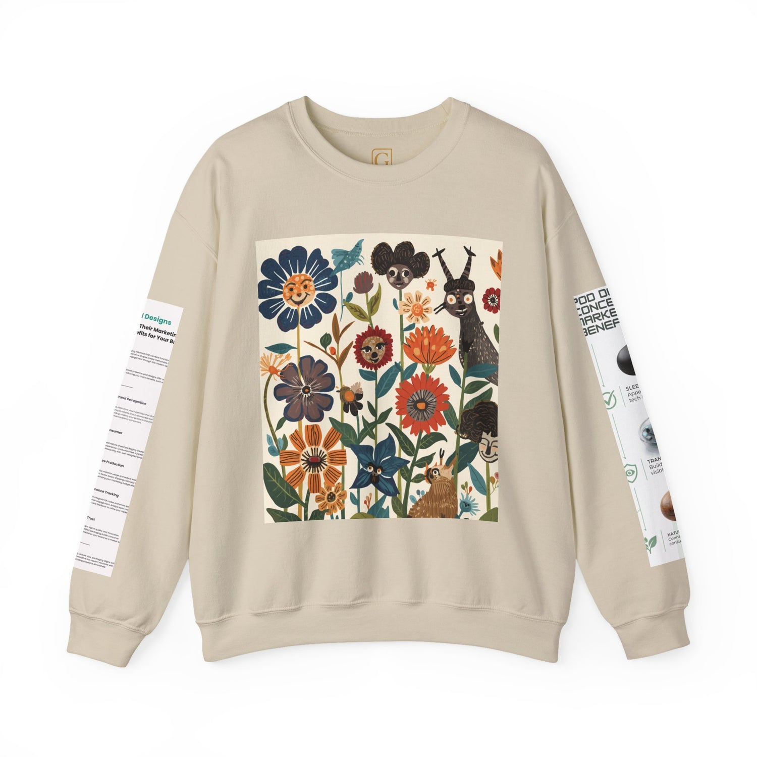 Floral Garden Crewneck Sweatshirt