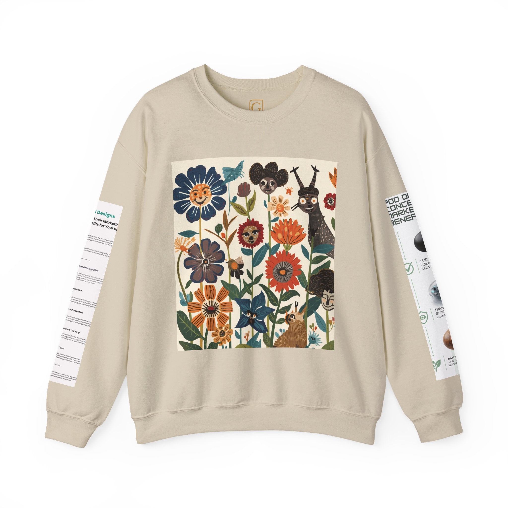 Floral Garden Crewneck Sweatshirt