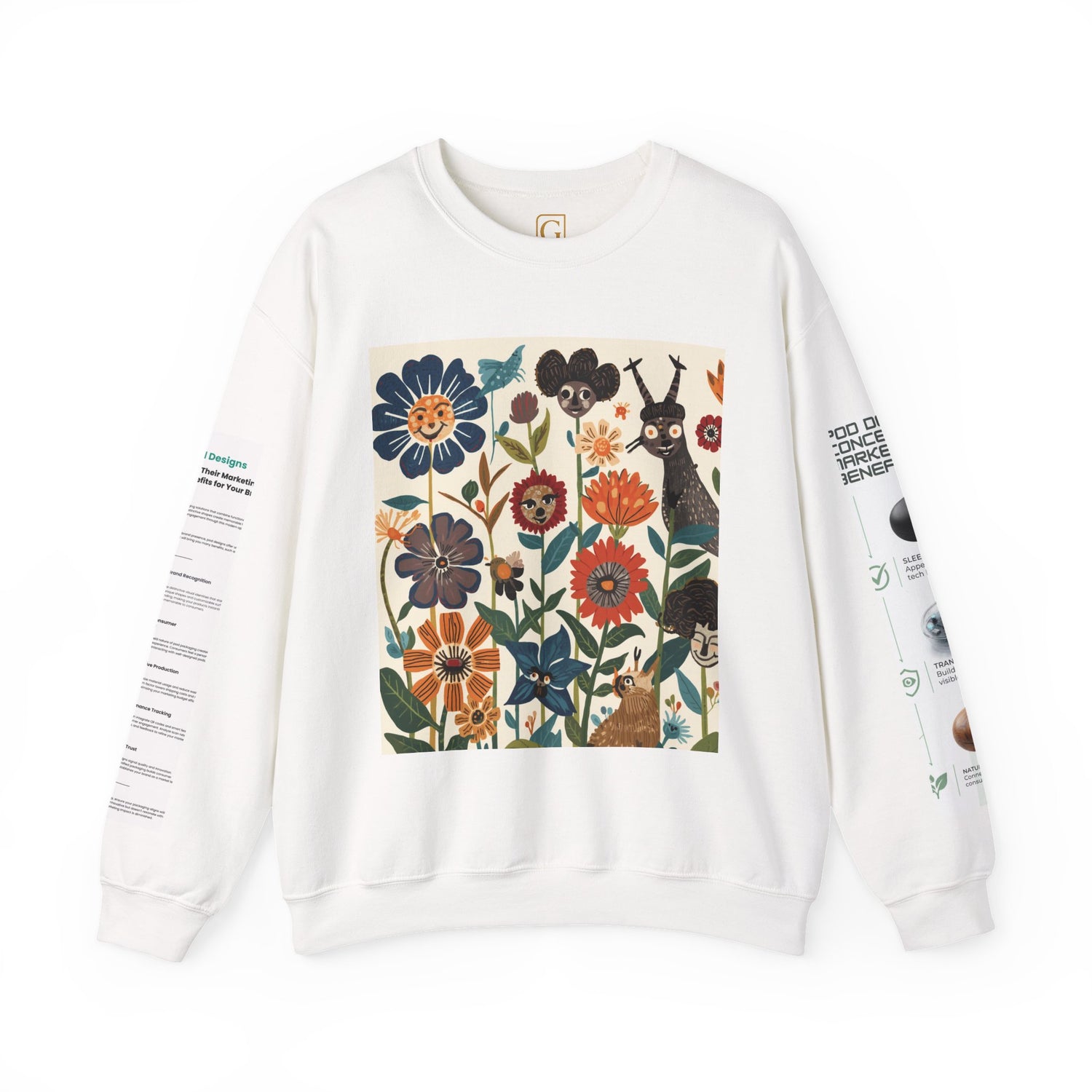 Floral Garden Crewneck Sweatshirt