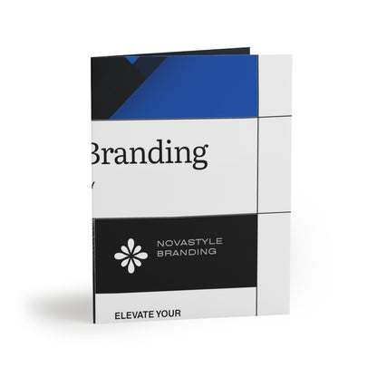 Branding Greeting Cards Set — Blank Business Note Cards (8/16/24 pcs)