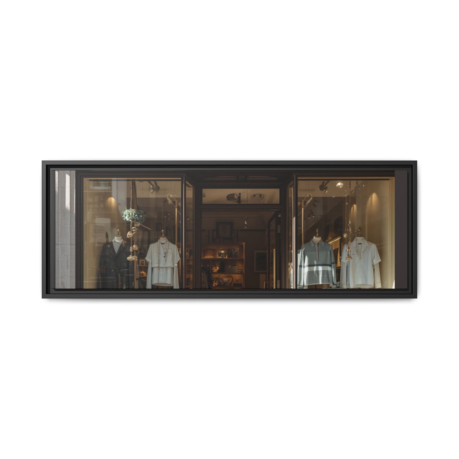 Framed Matte Canvas Print — Boutique Shopfront Photography