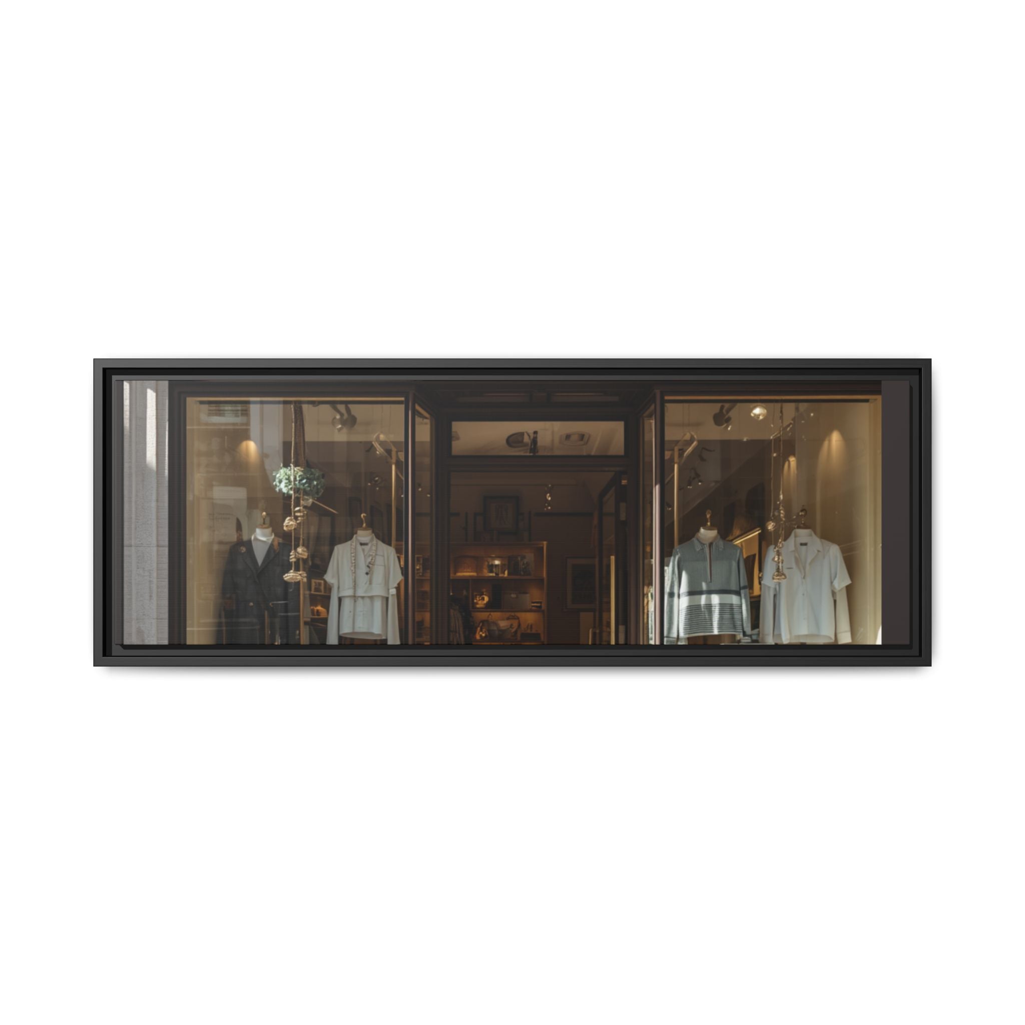 Framed Matte Canvas Print — Boutique Shopfront Photography
