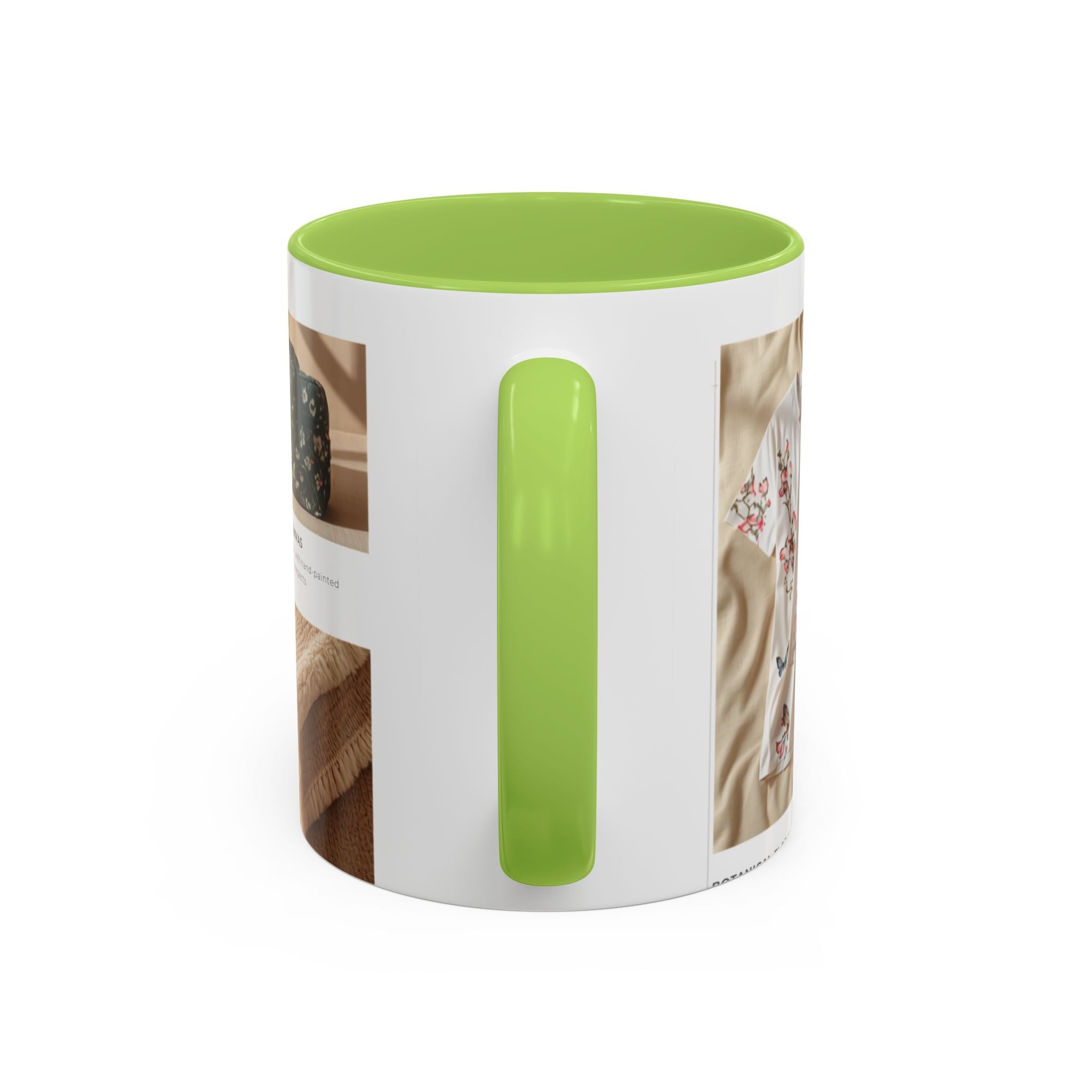 Butterfly Accent Coffee Mug — Blue Butterfly Collage 11/15oz