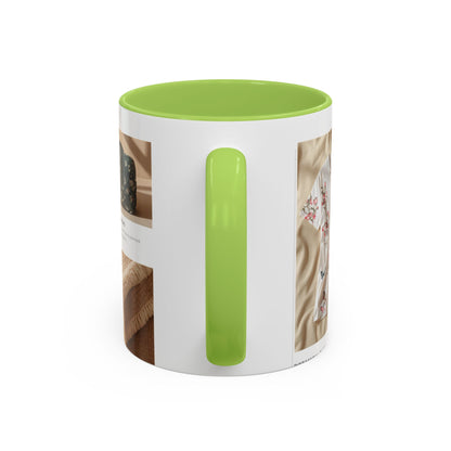 Butterfly Accent Coffee Mug — Blue Butterfly Collage 11/15oz