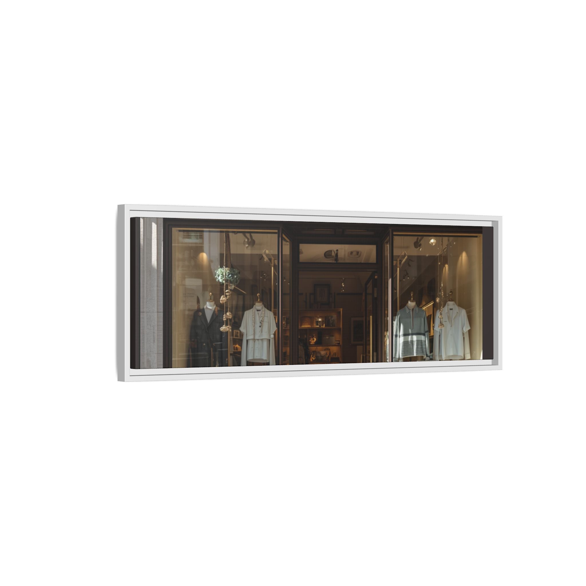 Framed Matte Canvas Print — Boutique Shopfront Photography