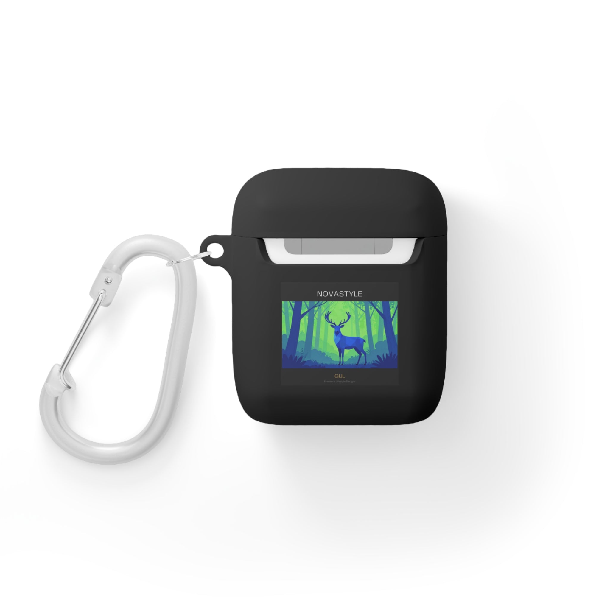AirPods Case — Retro Sunset Van &amp; Forest Deer Prints