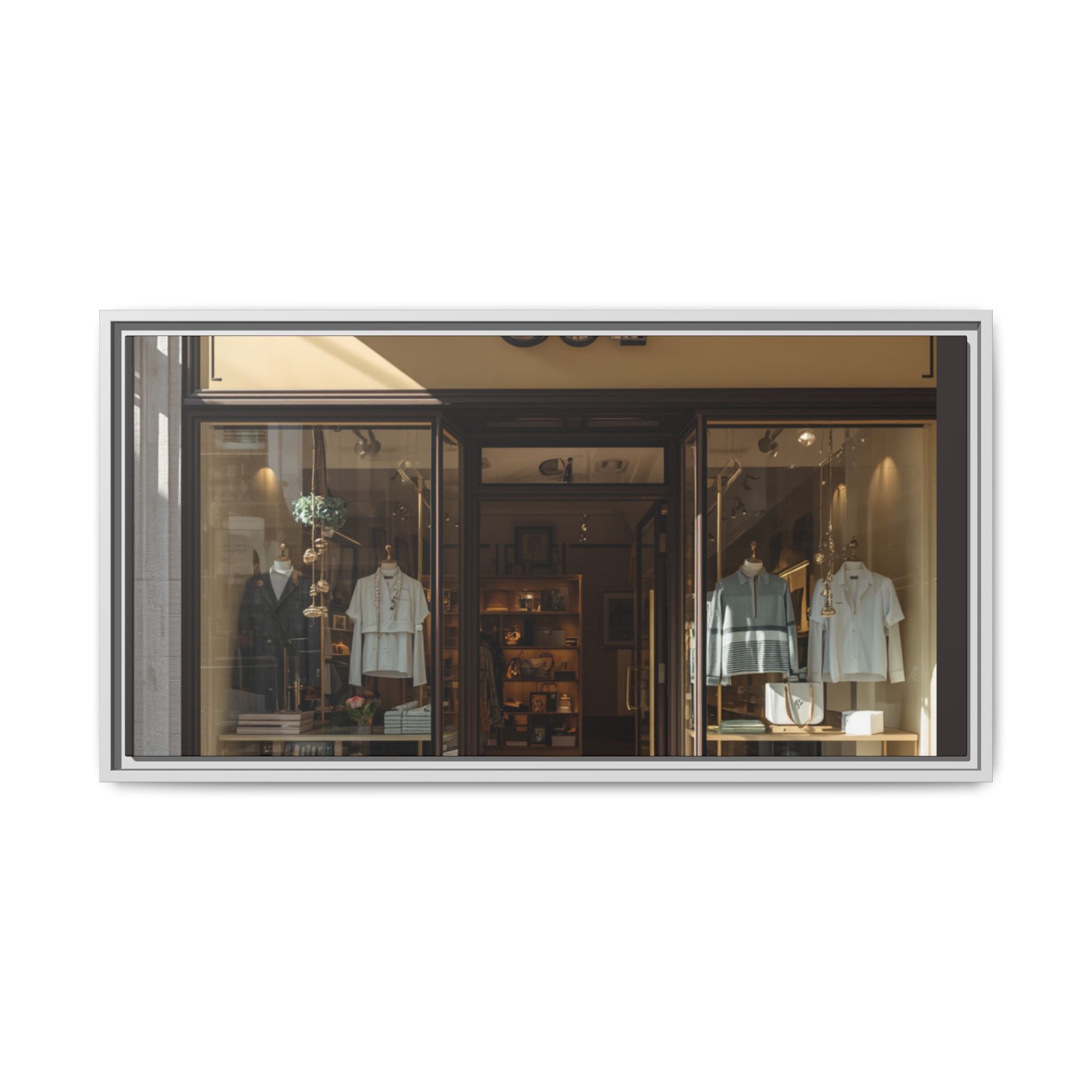 Framed Matte Canvas Print — Boutique Shopfront Photography
