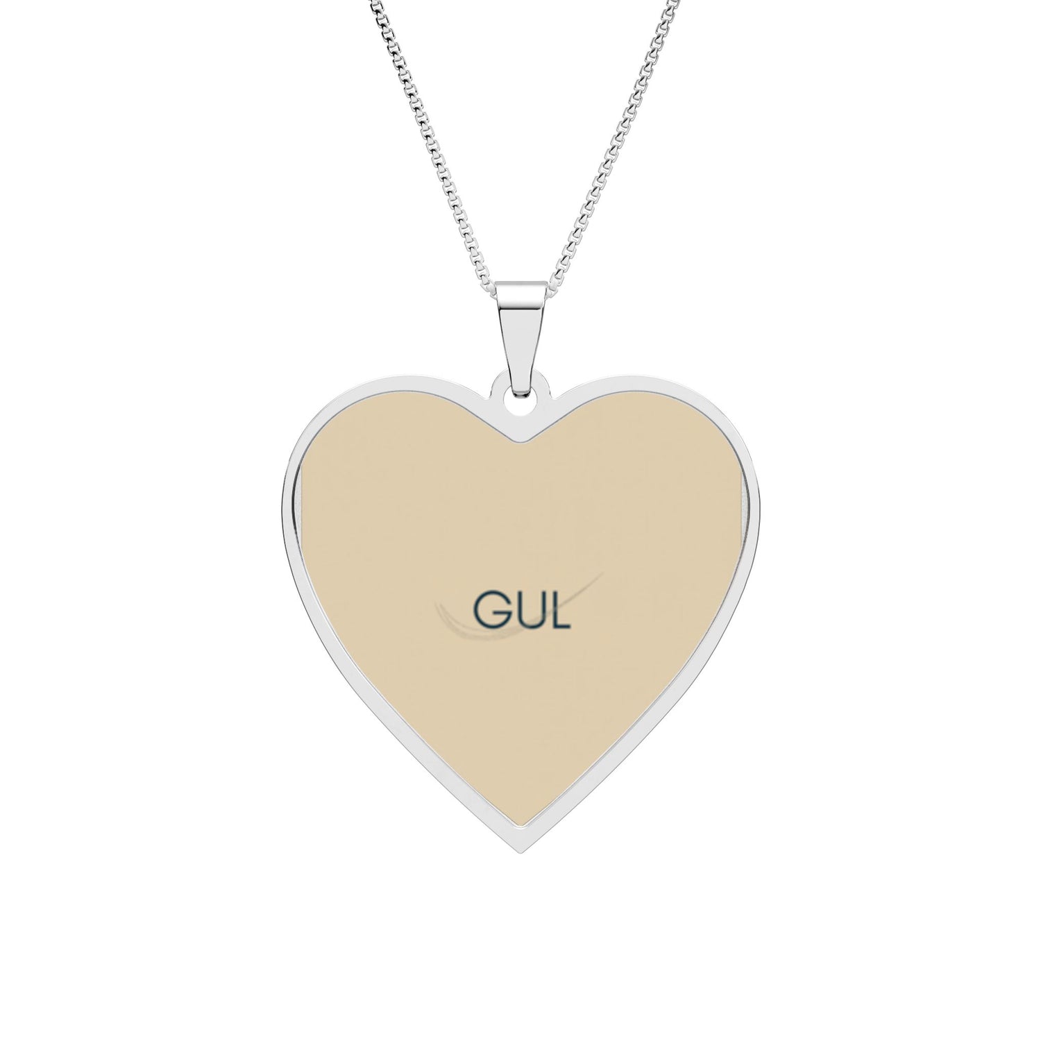 Heart Photo Pendant Necklace — Personalized Heart Frame Locket for Women, Memorial &amp; Gift