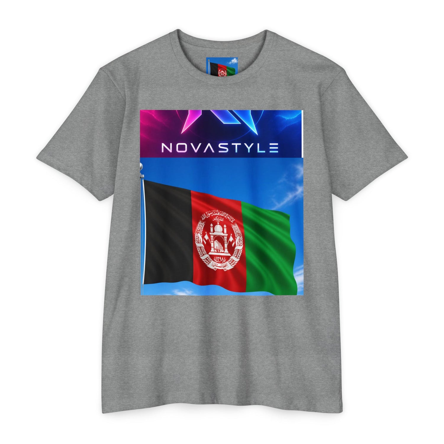 Afghan Flag Nova T-Shirt — NovaStyle Graphic Tee
