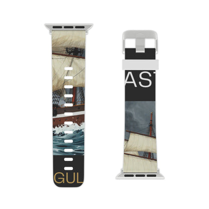 Sailboat Photo Apple Watch Band — Nautical Vintage Harbor Design
